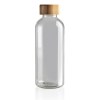 Bouteille 600ml en rPET RCS avec couvercle en bambou