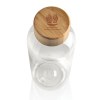 Bouteille 600ml en rPET RCS avec couvercle en bambou