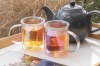 Mug double paroi en verre électroplaqué