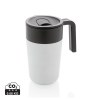 Tasse en acier inoxydable et PP recyclé GRS avec poignée
