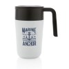 Tasse en acier inoxydable et PP recyclé GRS avec poignée