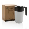 Tasse en acier inoxydable et PP recyclé GRS avec poignée