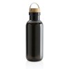 Bouteille 680ml en rPET RCS, couvercle en bambou