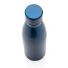 Bouteille iso couleur pleine en acier inoxydable recyclé RCS