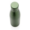 Bouteille iso couleur pleine en acier inoxydable recyclé RCS