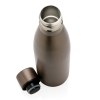 Bouteille iso couleur pleine en acier inoxydable recyclé RCS