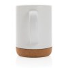 Mug 280ml en céramique avec base en liège