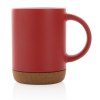 Mug 280ml en céramique avec base en liège