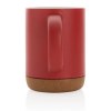 Mug 280ml en céramique avec base en liège