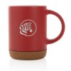 Mug 280ml en céramique avec base en liège