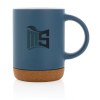 Mug 280ml en céramique avec base en liège
