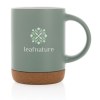 Mug 280ml en céramique avec base en liège