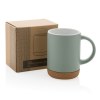 Mug 280ml en céramique avec base en liège