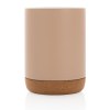 Mug 280ml en céramique avec base en liège