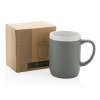 Mug 300ml en céramique avec bord blanc