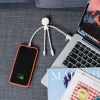 Mr Bio Smart - Câble de charge multi-connecteurs Double entrée Type-C & USB NFC