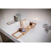 Profitez d'un bain relaxant avec cette planche de bain réglable de haute qualité en bois de bambou