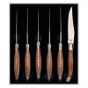 Set de 6 couteaux de table 'Tradition', olivier