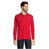 Polo unisexe manches longues polycoton - PRIME LSL