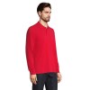 Polo unisexe manches longues polycoton - PRIME LSL