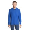 Polo unisexe manches longues polycoton - PRIME LSL