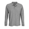 Polo unisexe manches longues polycoton - PRIME LSL