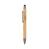 ZOLA. Stylo bille en bambou avec finitions mattes
