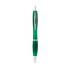 SWING rPET. Stylo bille en 100% rPET avec attache métallique
