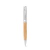 FUJI. Stylo bille en bambou et métal avec étui