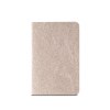 TEAPAD SOFT. Bloc-notes A6 avec couverture souple fabriquée à partir de déchets de feuilles de thé (65%)