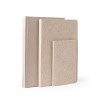 TEAPAD SOFT. Bloc-notes A6 avec couverture souple fabriquée à partir de déchets de feuilles de thé (65%)
