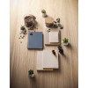 ORGANIC RIGID. Bloc-notes A5 avec couverture rigide fabriquée à partir de matière organique d'éléphant (95%)
