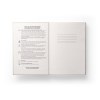 ORGANIC RIGID. Bloc-notes A5 avec couverture rigide fabriquée à partir de matière organique d'éléphant (95%)