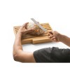 PASSARD. Planche à pain en bambou avec couteau inox