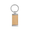 HOMER SQUARE. Porte-clés rectangulaire en bambou