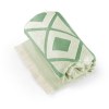 MALEK. Serviette de toilette multifonctionnelle et de bain (350g/m²) en coton et en coton recyclé