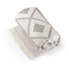 MALEK. Serviette de toilette multifonctionnelle et de bain (350g/m²) en coton et en coton recyclé