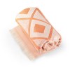 MALEK. Serviette de toilette multifonctionnelle et de bain (350g/m²) en coton et en coton recyclé