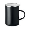 SILVER - Tasse en métal couche d'émail