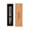 GRAZ SET - Stylos en acier inox. recyclé