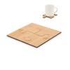 LEPY - Lot de 4 sous-verres puzzle