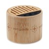 ROUND LUX - Haut-parleur sans fil bambou