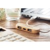 VINA C - Hub USB 3 ports câble 2 en 1