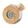 DROPPY LUX - Horloge à eau LCD en bambou