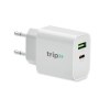 PORT - Chargeur 18W 2 ports, prise UE