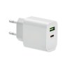 PORT - Chargeur 18W 2 ports, prise UE