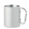 AROM - Mug en métal anse mousqueton