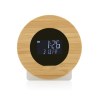 Horloge bureau en bambou et plastique recyclé RCS Utah