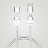 Câble Oakland 6-in-1 à charge 45W en plastique recyclé RCS