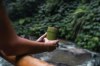 Mug 300ml en PP recyclé GRS avec couvercle en bambou